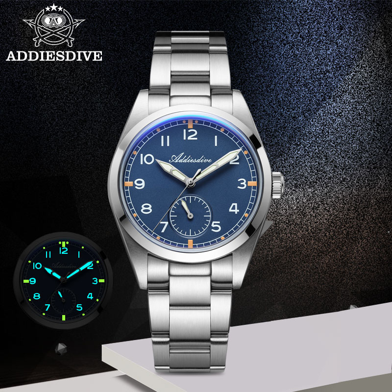Luxury Watch Men - ADDIESDIVE 36 мм мужские кварцевые часы,