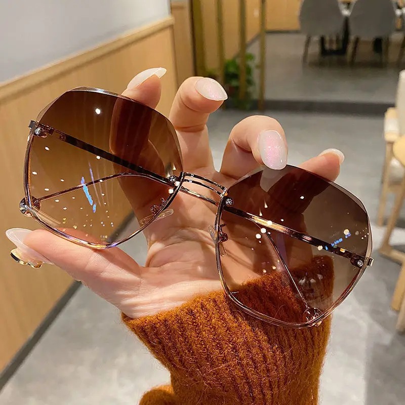 Designer Sunglasses - Брендовые дизайнерские модные новые многоугольные металлические