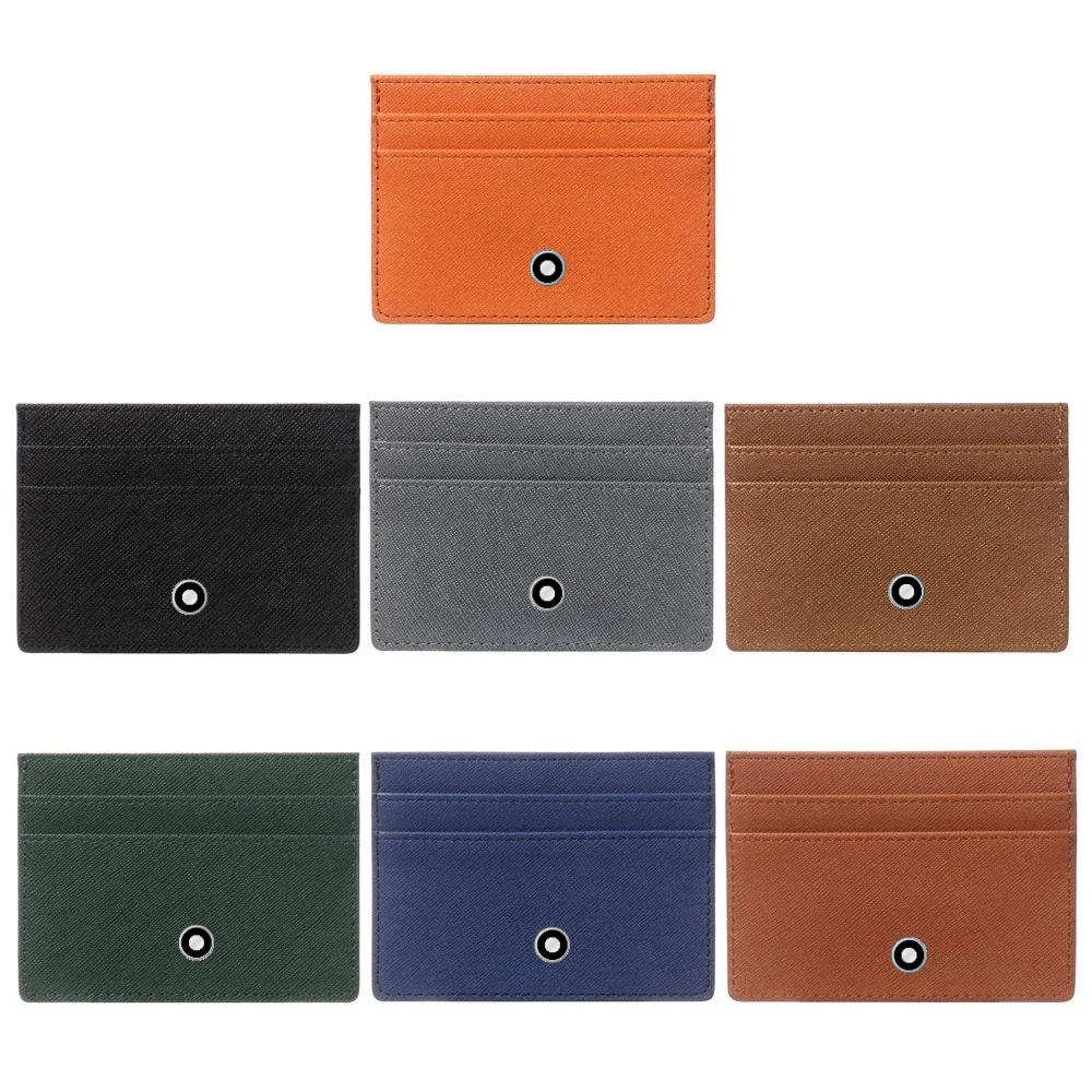Leather Wallet Men - Минималистичные кожаные тонкие кошельки для женщин