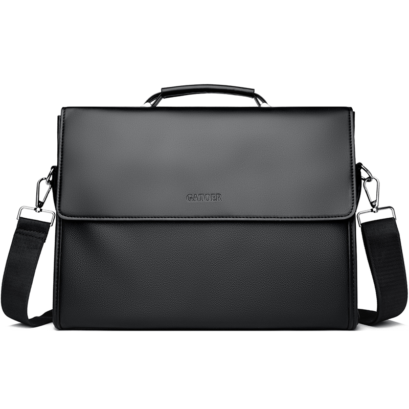 Leather Briefcase - Мужская деловая повседневная сумка через плечо,