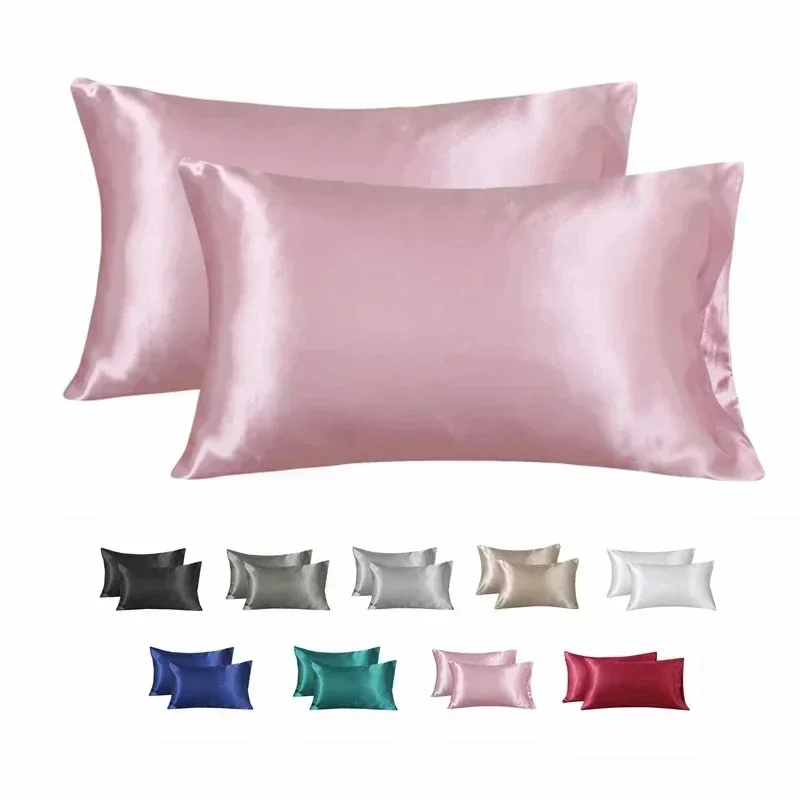 Silk Pillowcase - 100% шелковая наволочка, шелковистая атласная наволочка