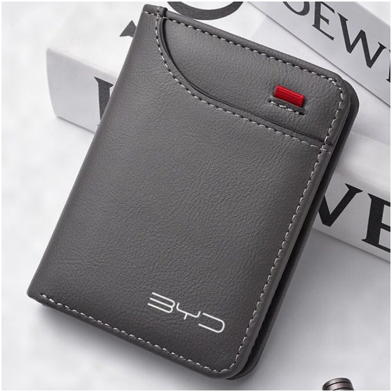Leather Wallet Men - Мужской кожаный кошелек-органайзер для документов из