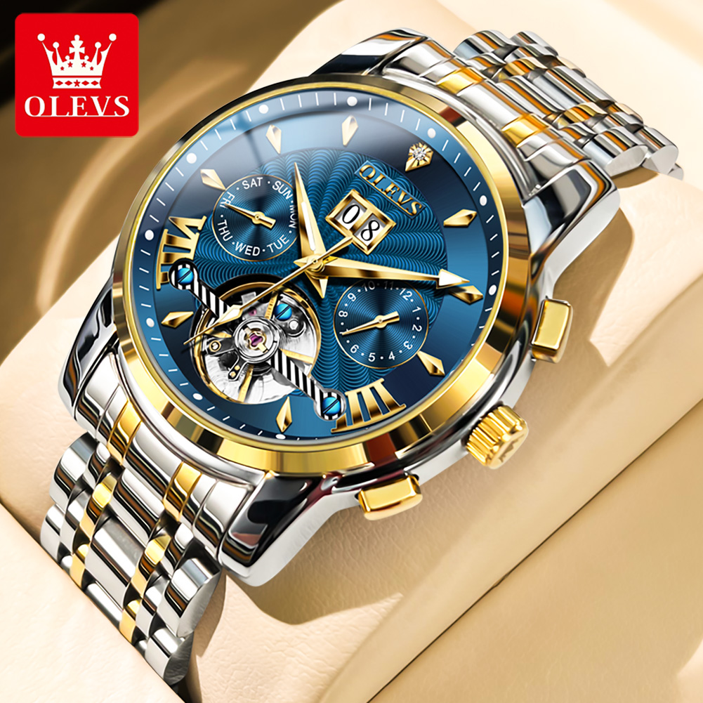 Luxury Watch Men - OLEVS мужские часы, роскошные модные тонкие