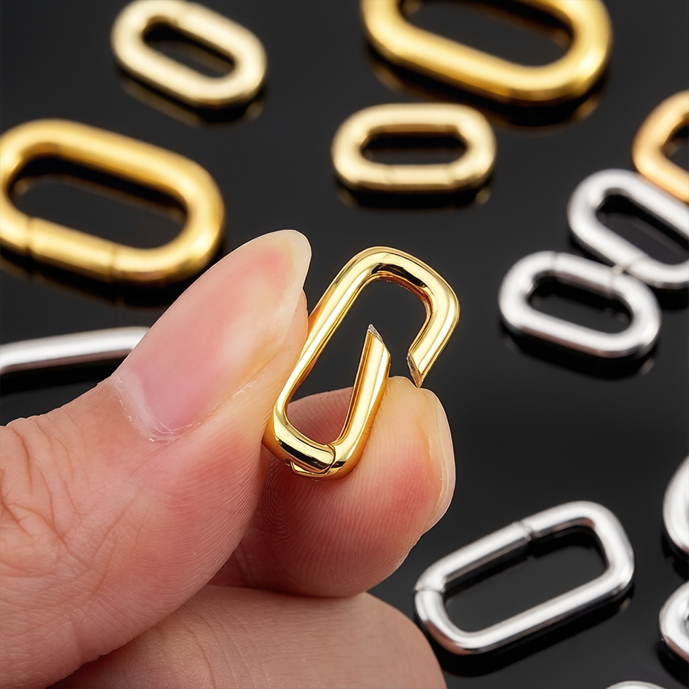 Gold Plated Jewelry - 2 шт. позолоченные 18-каратным золотом овальные