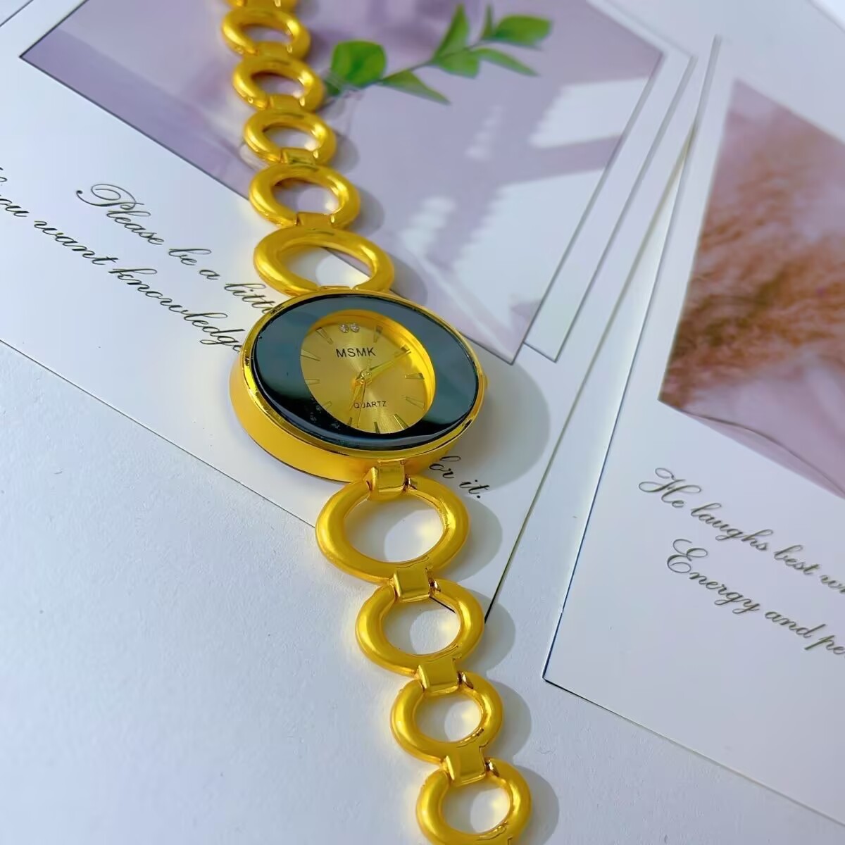 Gold Plated Jewelry - Новые американские 24-каратные позолоченные часы для