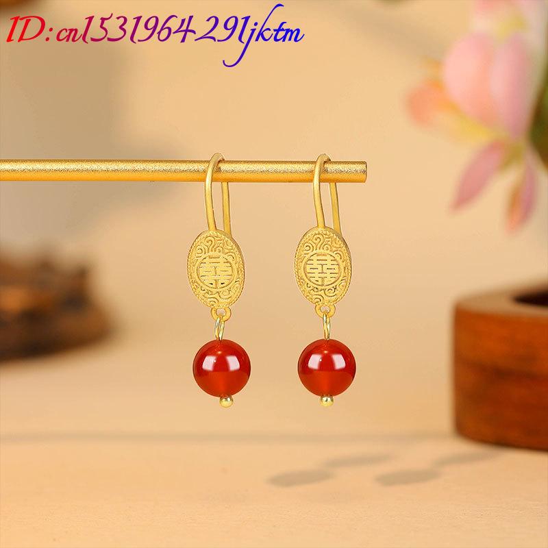 Натуральные серьги-талисманы и – обзор и цена Gold Plated Jewelry