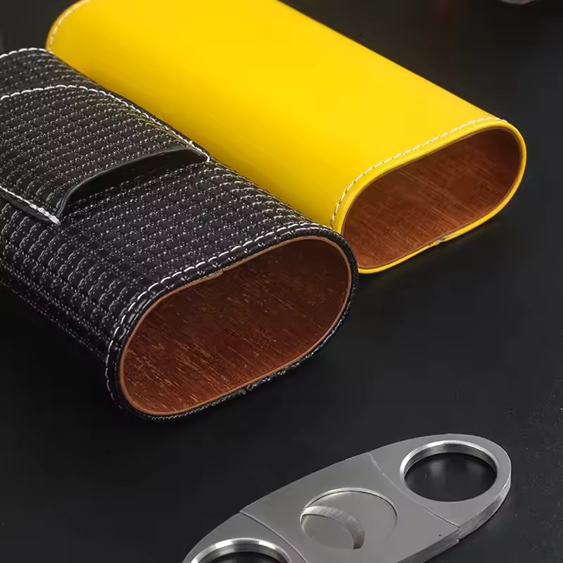 Портативный кожаный хьюмидор д – обзор и цена Premium Cigar Case