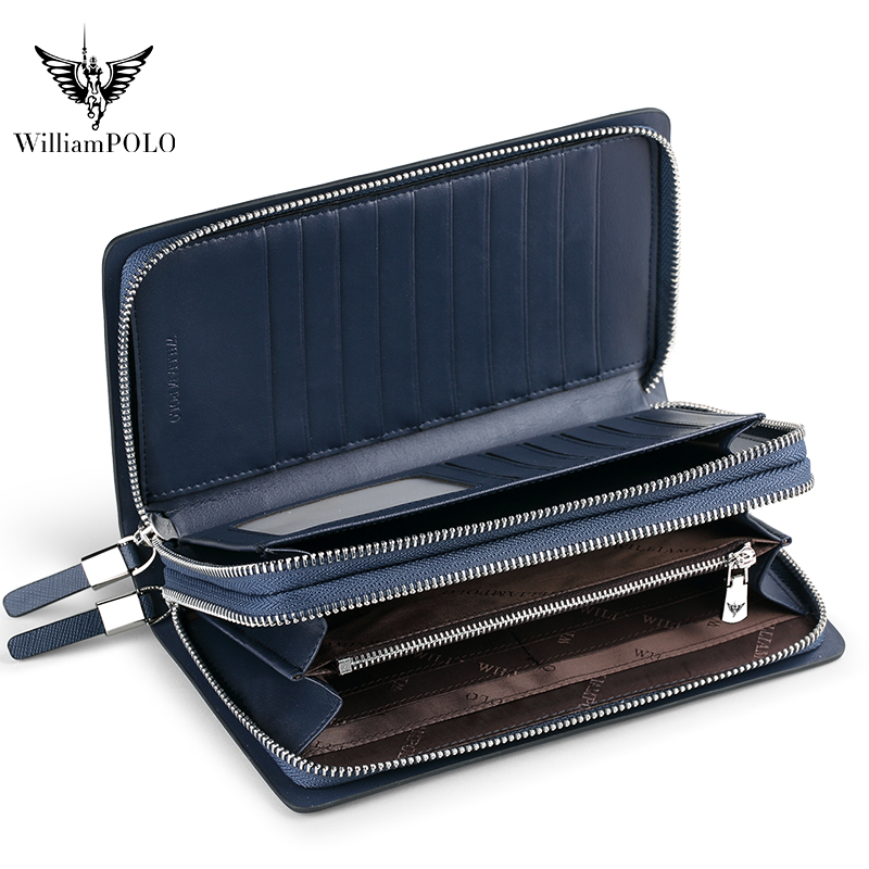 Мужской кожаный клатч WILLIAMP – обзор и цена Leather Wallet Men