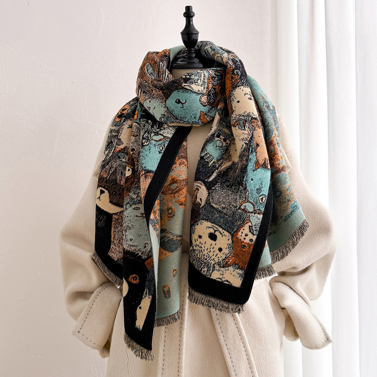 Женский шарф из искусственного – обзор и цена Cashmere Scarf