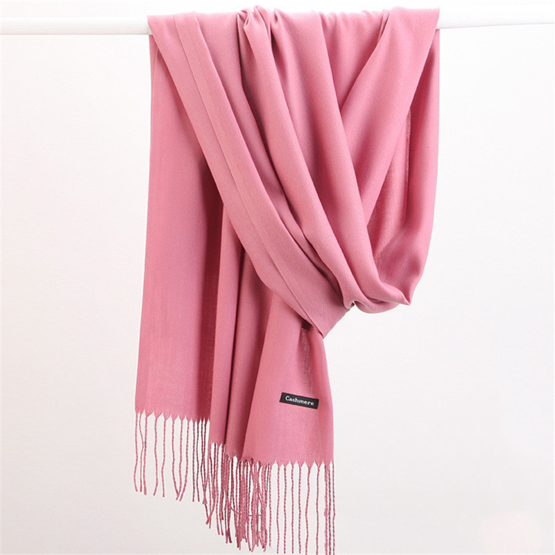 Модный однотонный женский шарф – обзор и цена Cashmere Scarf