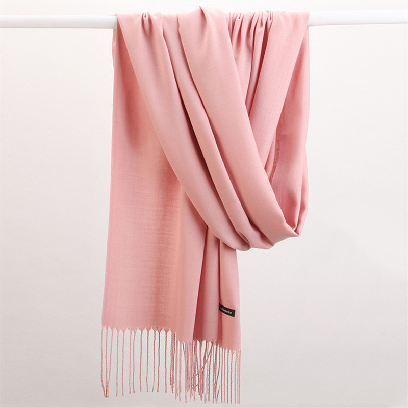 Модный однотонный женский шарф – обзор и цена Cashmere Scarf