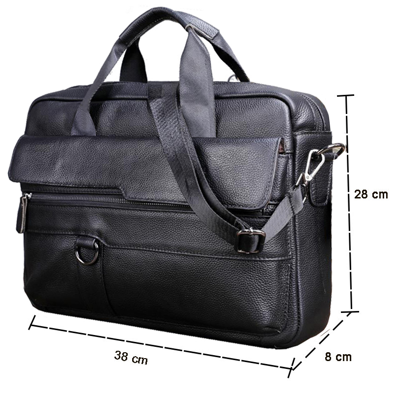 Большая мужская сумка из натур – обзор и цена Leather Briefcase
