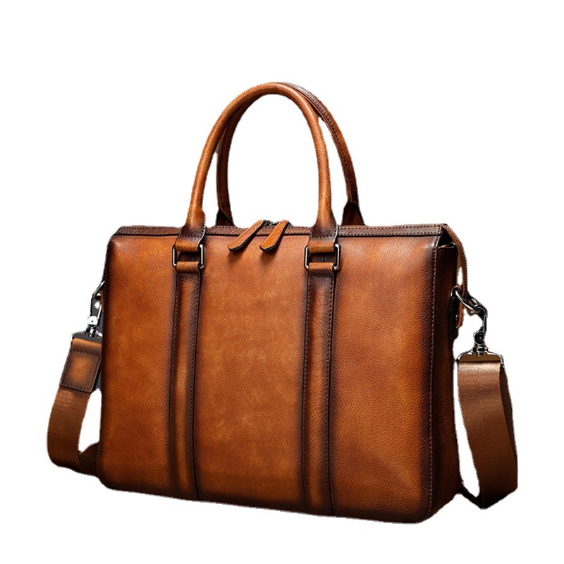 Деловой портфель YETTIES из на – обзор и цена Leather Briefcase