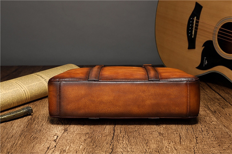 Деловой портфель YETTIES из на – обзор и цена Leather Briefcase