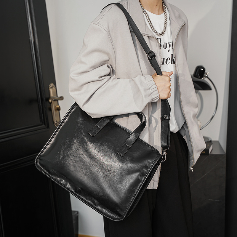 Повседневная деловая мужская с – обзор и цена Leather Briefcase