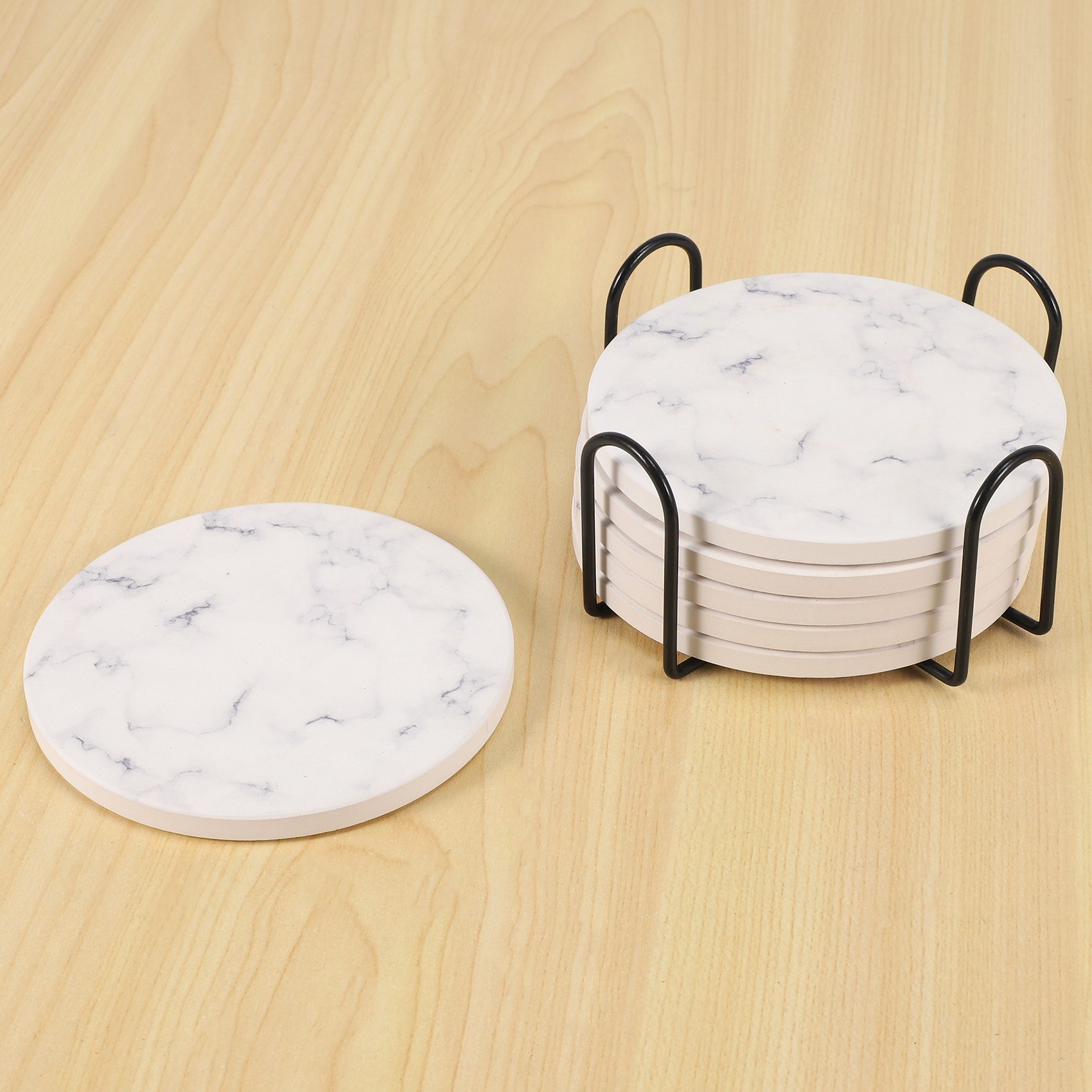 ABAH-абсорбирующие подставки д – обзор и цена Marble Coaster Set
