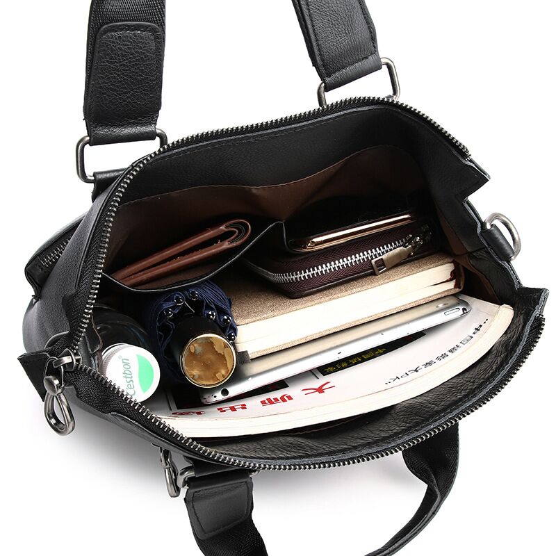 Портфель мужской вертикальный  – обзор и цена Leather Briefcase