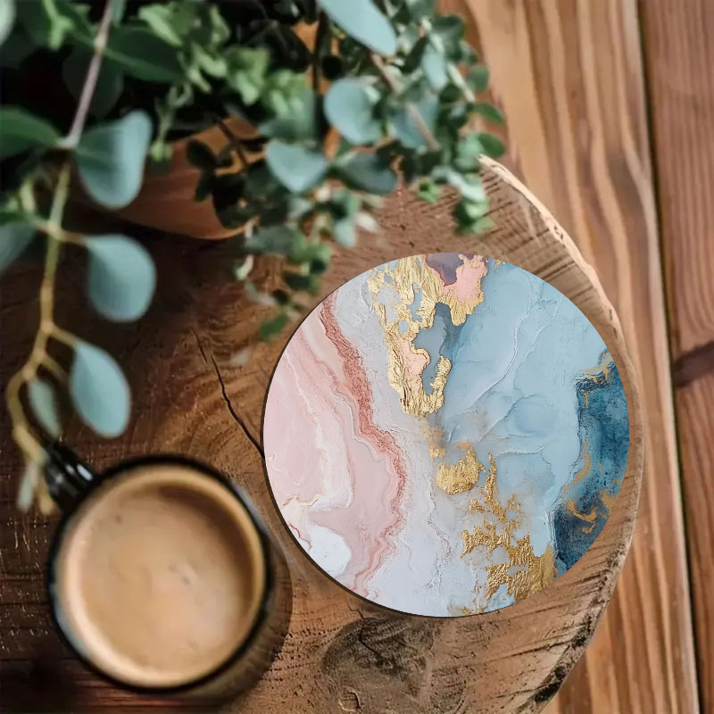 4 подставки под кружки с мрамо – обзор и цена Marble Coaster Set