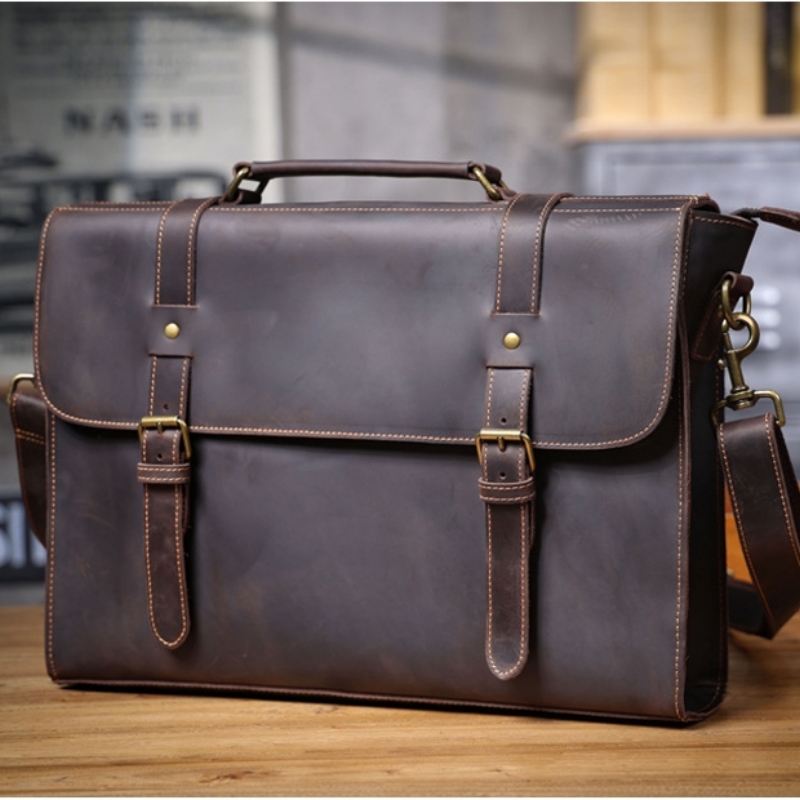 Роскошная оригинальная Мужская – обзор и цена Leather Briefcase