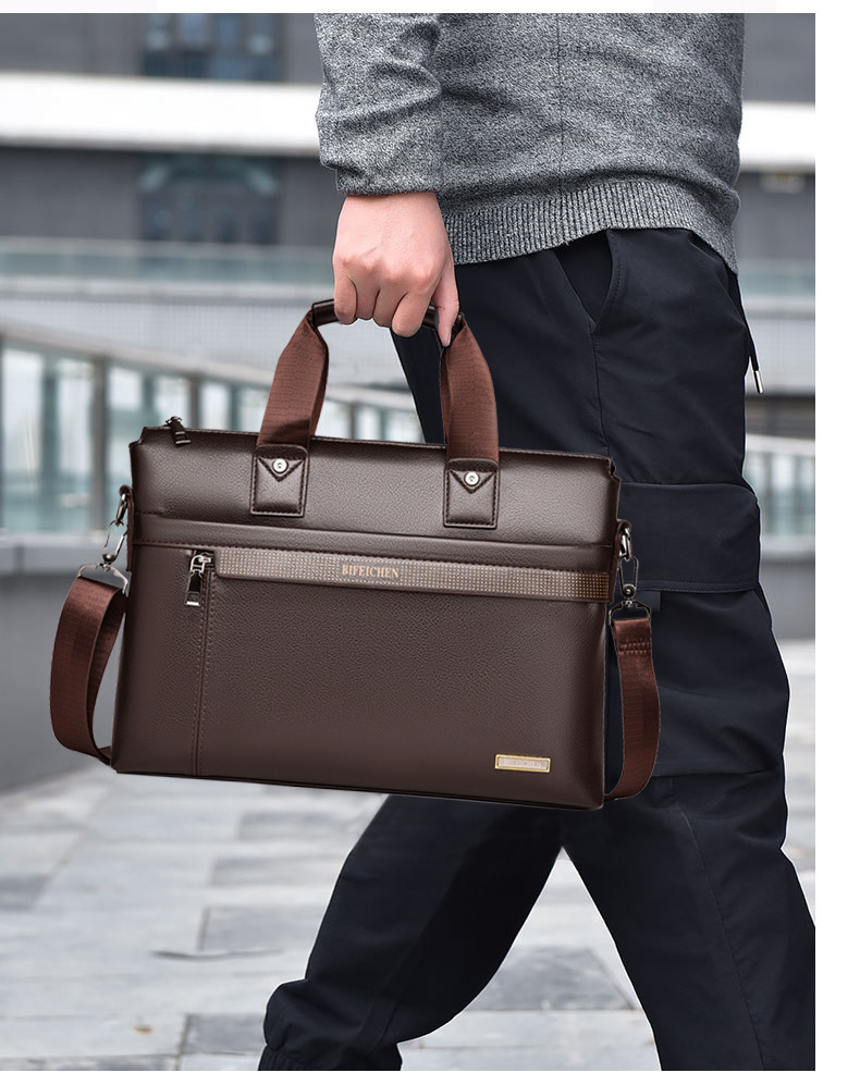 2026 новые роскошные брендовые – обзор и цена Leather Briefcase