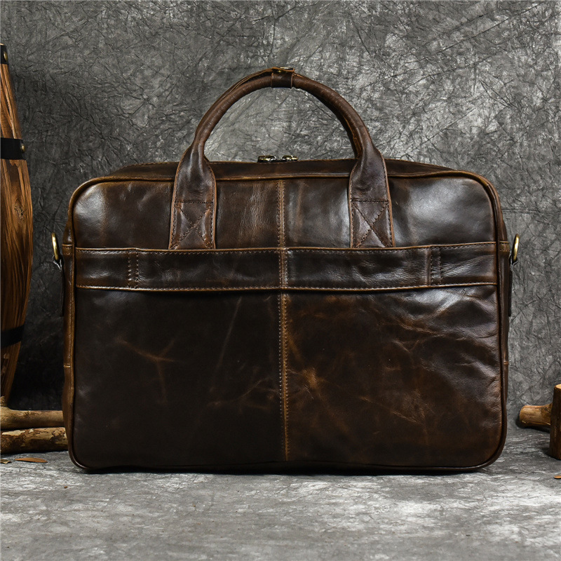 Роскошная сумка из натуральной – обзор и цена Leather Briefcase