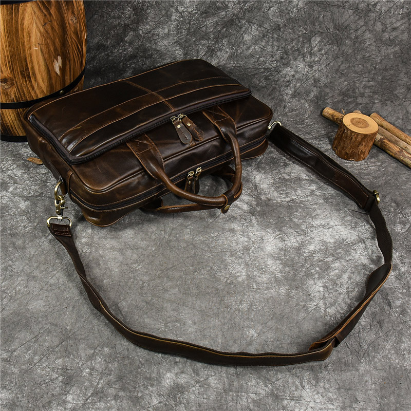 Роскошная сумка из натуральной – обзор и цена Leather Briefcase