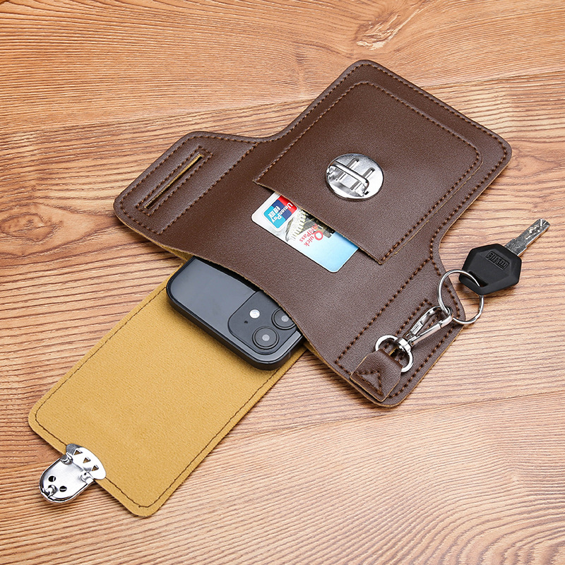 Мужской поясной чехол-кобура д – обзор и цена Leather Wallet Men