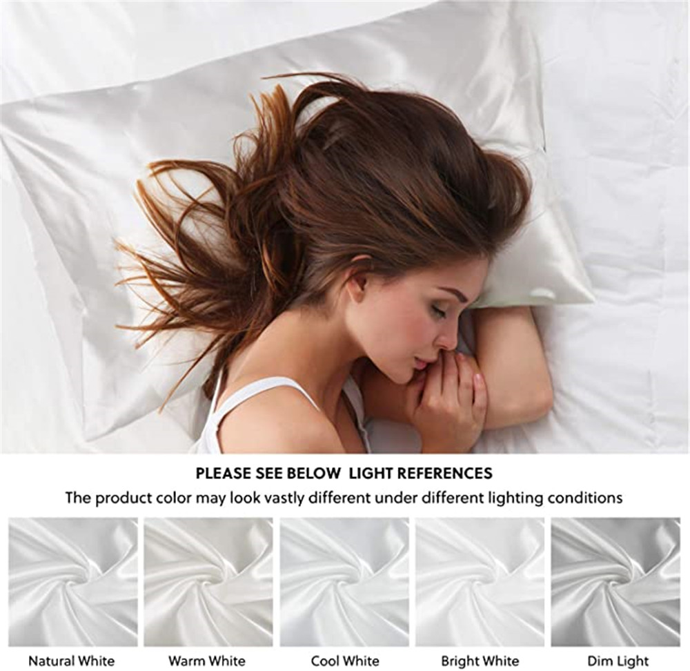 2 шт./лот, однотонные шелковис – обзор и цена Silk Pillowcase