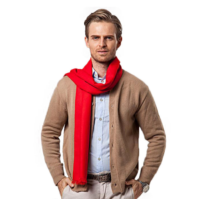 Модный зимний однотонный мужск – обзор и цена Cashmere Scarf
