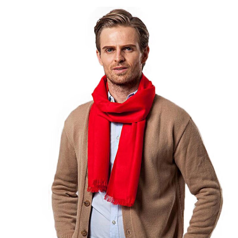 Модный зимний однотонный мужск – обзор и цена Cashmere Scarf