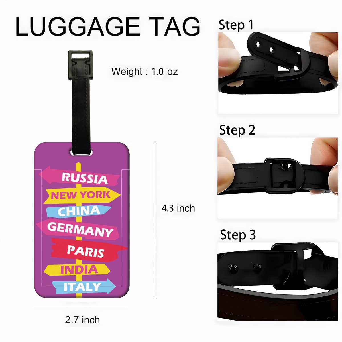 Креативные бирки для багажа в  – обзор и цена Travel Luggage Set