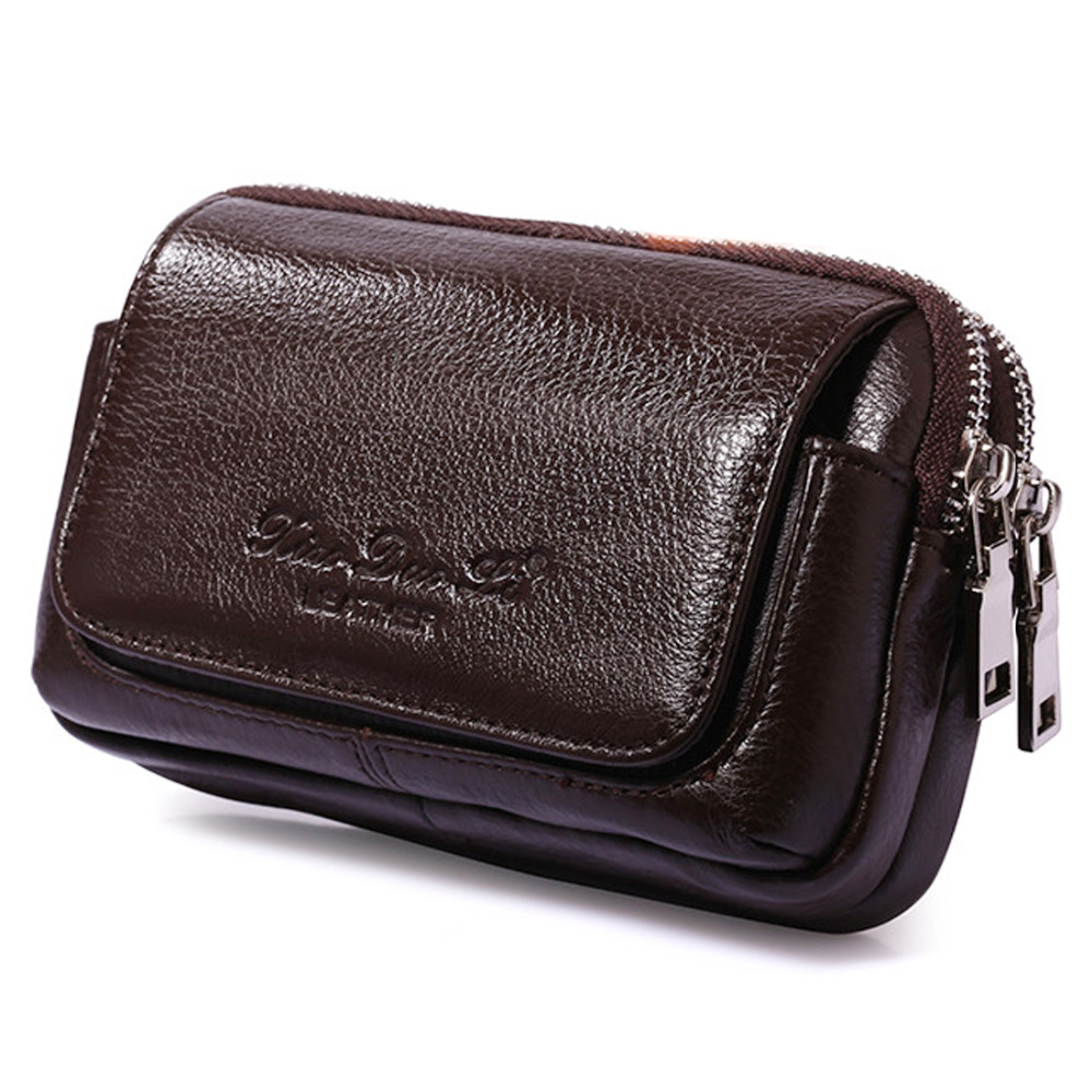 Мужская поясная сумка из натур – обзор и цена Leather Wallet Men