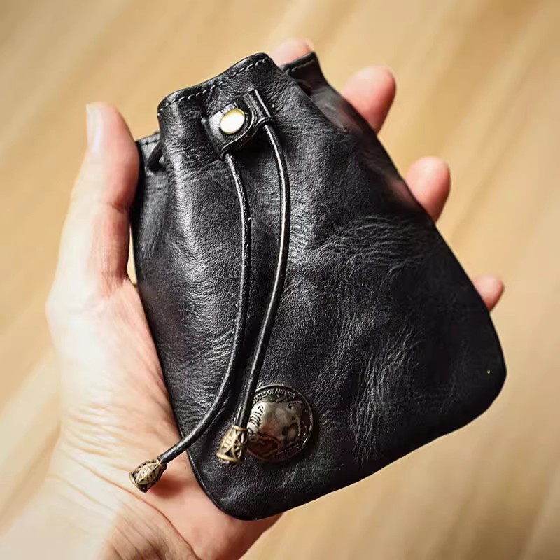 Японский стиль, кошелек из нат – обзор и цена Leather Wallet Men