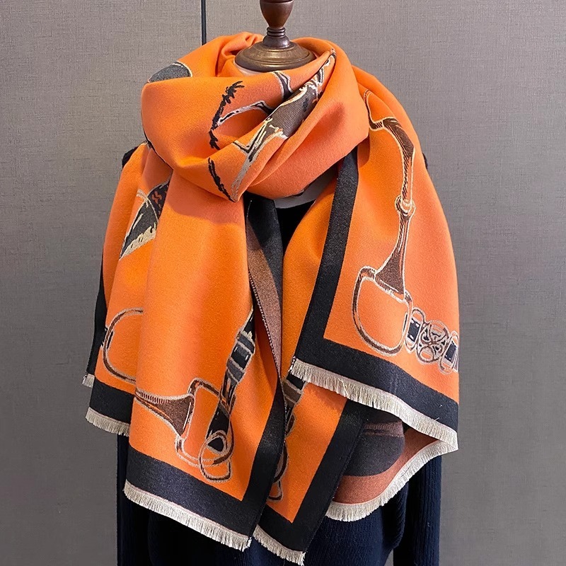 Ретро райдерский шарф из искус – обзор и цена Cashmere Scarf