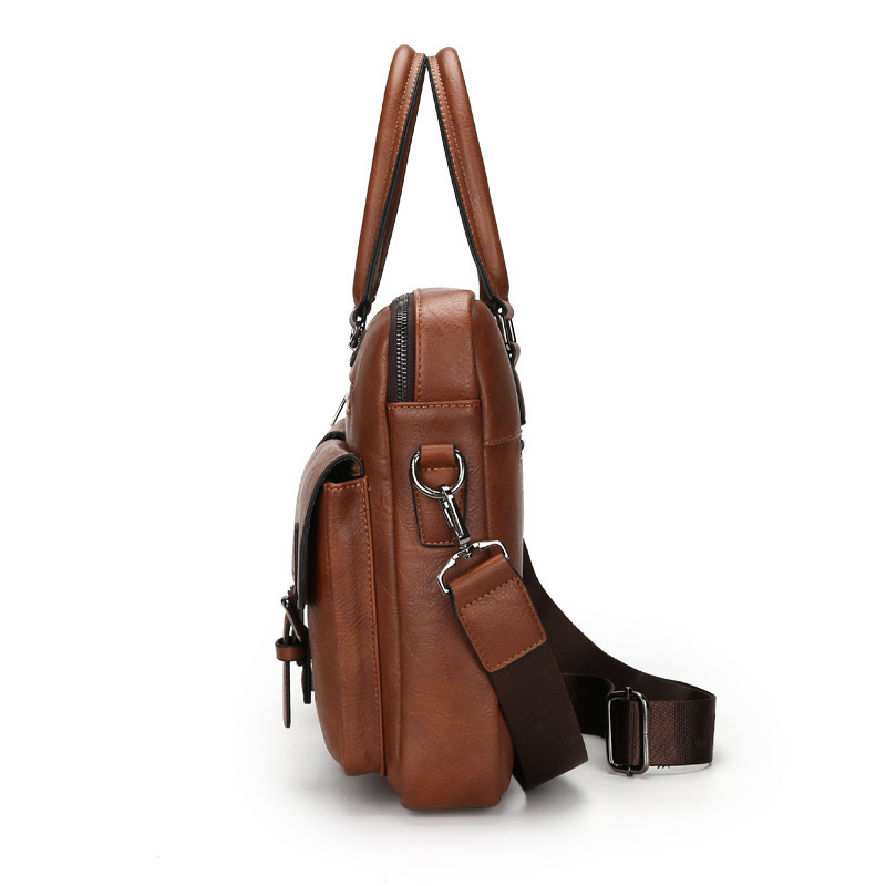Новая мужская сумка CFUN YA, с – обзор и цена Leather Briefcase