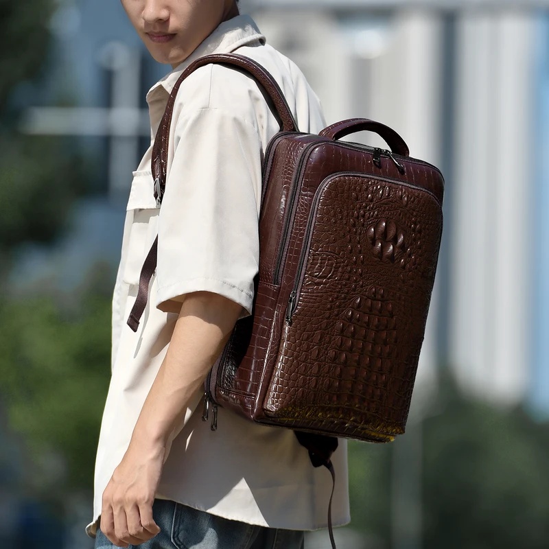 Новый мужской кожаный рюкзак д – обзор и цена Leather Briefcase