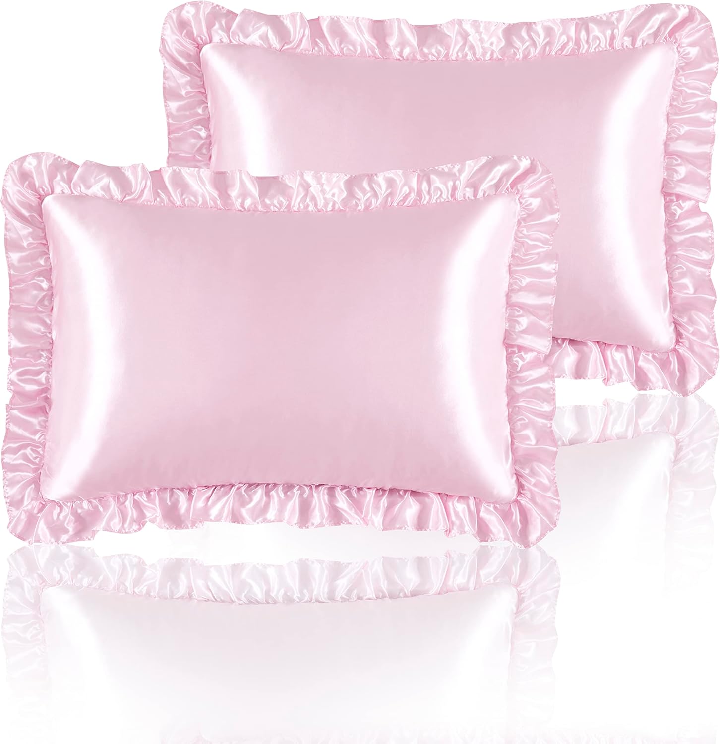 2 шт. атласных наволочек с рюш – обзор и цена Silk Pillowcase