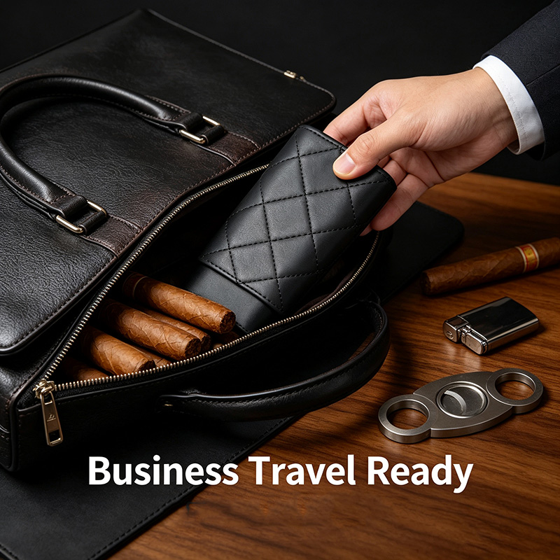 Большой футляр для сигар из пр – обзор и цена Premium Cigar Case