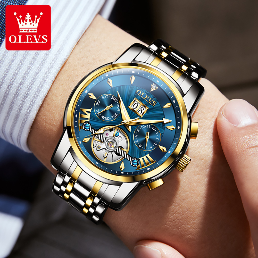 OLEVS мужские часы, роскошные  – обзор и цена Luxury Watch Men