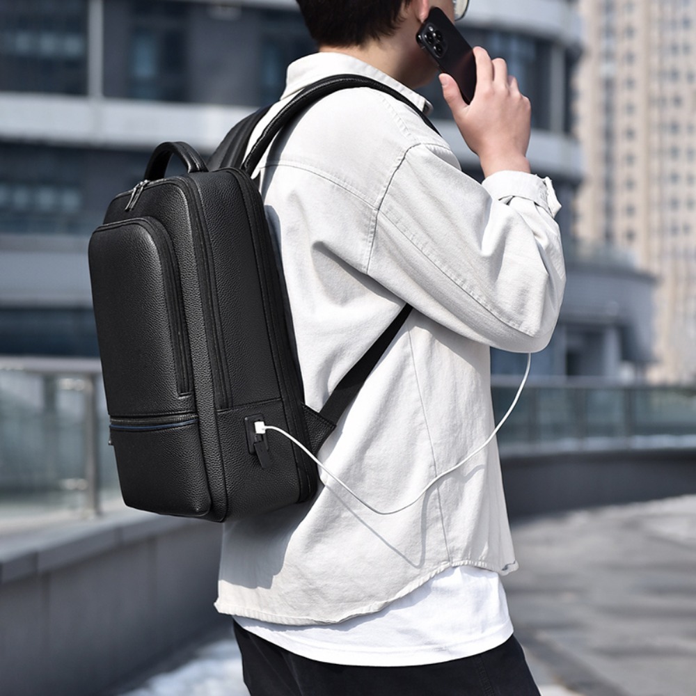 Мужской рюкзак из искусственно – обзор и цена Leather Briefcase
