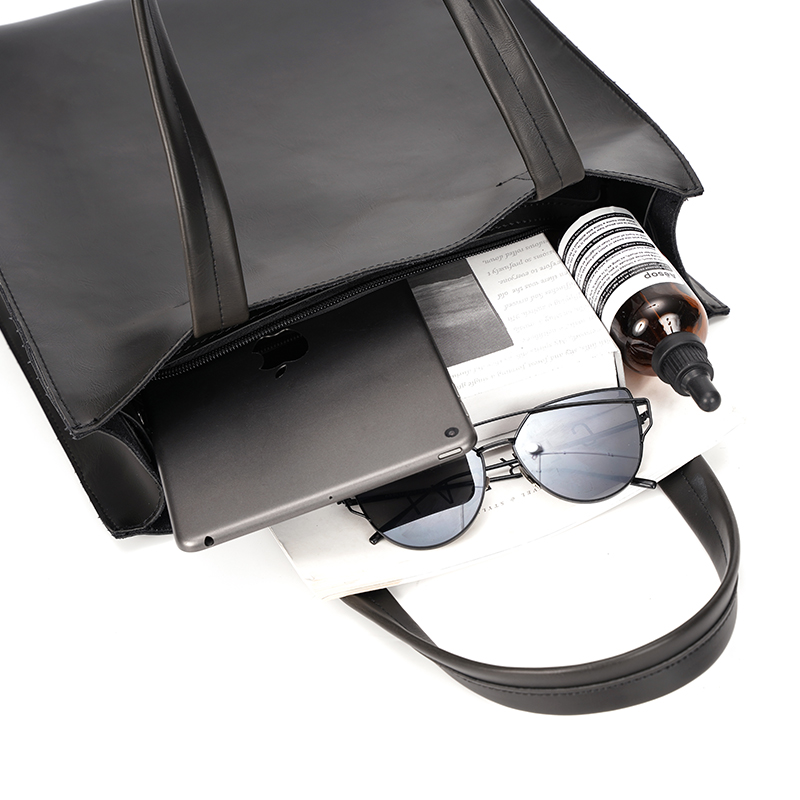 Минималистичная кожаная сумка  – обзор и цена Leather Briefcase